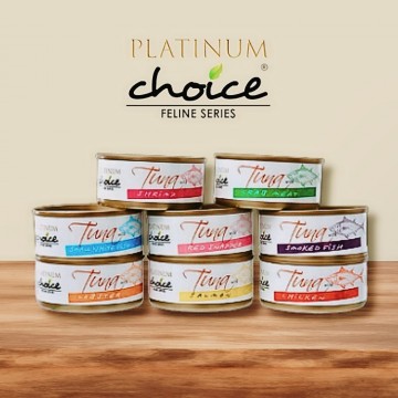 Platinum Choice Canned Food Tuna w/Smoked Fish 80g